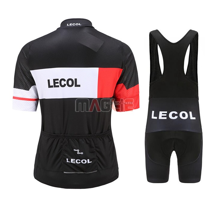 Maglia Le Col Manica Corta 2021 Nero Bianco Rosso